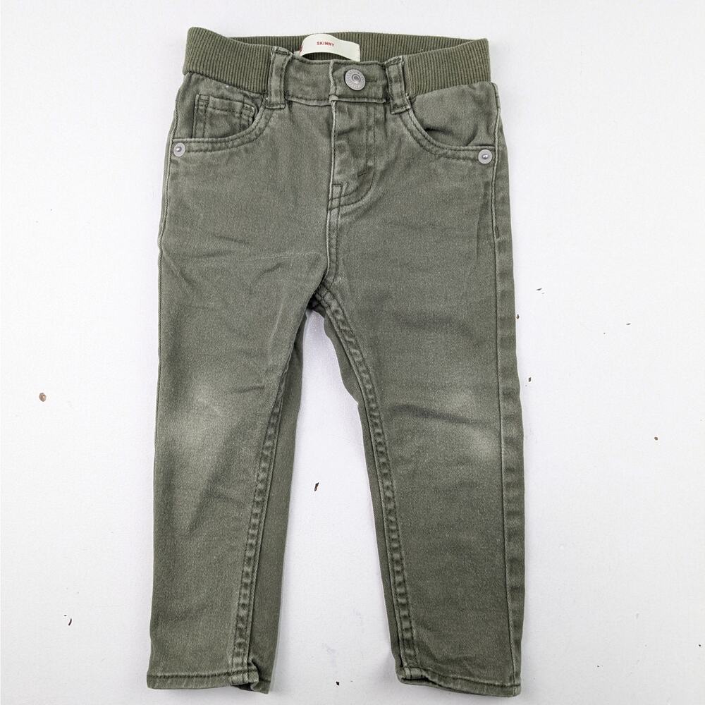 Levis' Baby 18 Months Olive Green Jeans